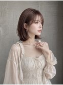 大人可愛いボブ_柔らかさ_上品さ