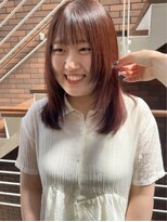 キー(kii) 暖色/福岡美容室/薬院美容室/半個室サロン/レイヤー/20代