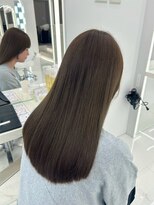 コア プラス 立川(COA PLUS)&nbsp;透明感カラー髪質改善ダブルカラー韓国レイヤーカット前髪顔周り