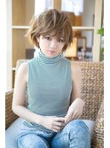 【janx at home】」くせ毛風無造作ショートボブ