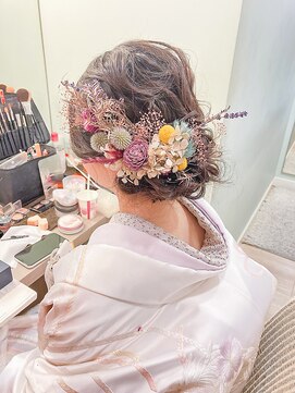 ブラウ ネイル パーティー(Blau Nail Party) カラフルドライフラワーアップ