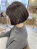 【アッシュ系】前髪カット+透明感フラワーカラー+COTAトリートメント