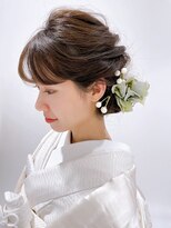 クォーターシーズンズ 茗荷谷(QUARTER SEASONS)&nbsp;花嫁 和装 ヘアアレンジ