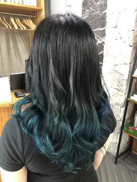 クラウドナイン(CLOUD Nine) ターコイズブルー×グラデーション