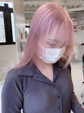 リンドトウキョウ ウメダ(LINDO TOKYO) ロイヤルリッチピンク/ブリーチオンカラー/Wカラー/艶カラー