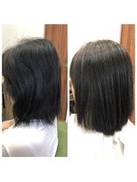 ヘアーグラン(Hair Gran.)&nbsp;縮毛矯正施術例