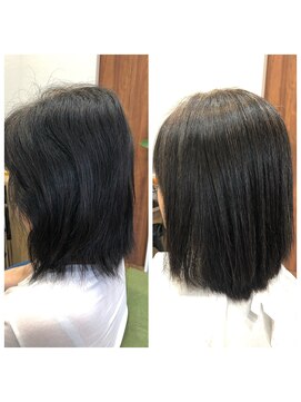 ヘアーグラン(Hair Gran.) 縮毛矯正施術例