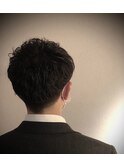 ビジネスツイスパショートスタイル　新橋　理容室　床屋
