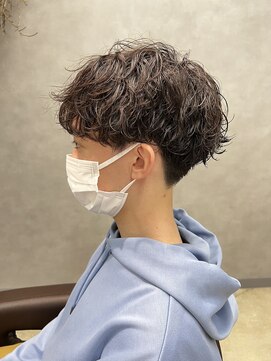 リット×ベリエ(Lit.×belier) ツーブロック/メンズマッシュ/波巻きスパイラルパーマ