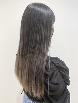 ケンジ 横須賀中央(KENJE) 【宮地】細い筋感がオシャレなバレイヤージュカラー【横須賀】