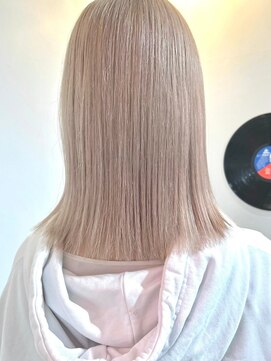 デート 下北沢(DATE) ミルクティーベージュ/ダブルカラー/ブリーチ/髪質改善/下北沢