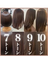 アールヘアー(ar hair)&nbsp;【三浦直美】女子だからわかる！ベージュカラーレベル説明書