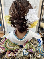 ザブックハンドサロン(The book hand salon)&nbsp;振袖ヘアアレンジ