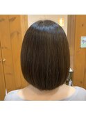 寒さに負けないちょっぴりスッキリなボブヘアー