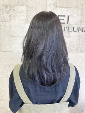 ヘアーサロン イルア 北越谷(hair salon I'LUNA) 上品アッシュなセミロング