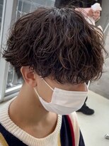 リット バイ フィフス 鹿児島中央駅店(Lit. by fifth)&nbsp;波巻きスパイラルパーマメンズマッシュツイストスパイラルパーマ