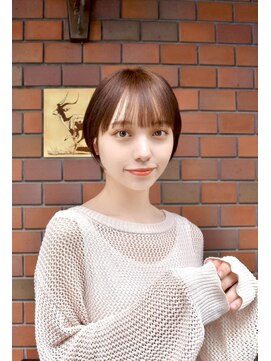 ウィローズ(WILLOW'S) 大人可愛い20代30代40代黒髪前下がりボブ丸みショート◎