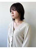 【Terve.】インナーカラーが映える切りっぱなしボブ