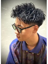 ヒロギンザ 恵比寿店(HIRO GINZA)&nbsp;ツーブロックビジネスショートフェードスパイラルツイストパーマ