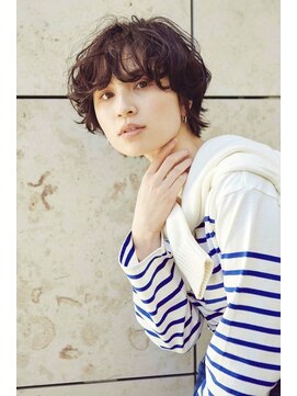 ラレイ ハラジュク(Lalei harajuku) マッシュショート×ニュアンスパーマ/ショートパーマ