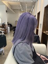 ラウブロッサム 大宮西口店(Lau Blossom)&nbsp;ラベンダーパープル　ケアブリーチ　トリプルカラー