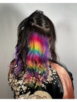 トリットフューアトリット(Hair & Make studio Tritt fur Tritt) Rainbow/Inner Color