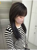 JILL STUDIO ナチュラルストレート/シアーグレージュ