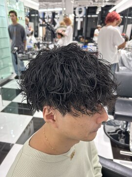 オーシャントーキョー(OCEAN TOKYO) メンズパーマツイスパ波巻きスパイラルマッシュセンターパート