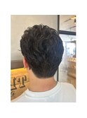 【EIGHT上尾】お客様スタイル_デザインカラー_メンズパーマ