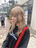 アソビセカンド 原宿(ASOBI 2nd) ダブルカラー/韓国/ブリーチ/ハイトーンカラー/ミルクティー