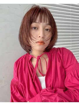 タス(tas) レイヤーボブ似合わせ顔周りカット顔まわりレイヤーカット