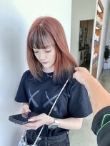 カッツ 駅家店(CUT S) オレンジ×ブラック