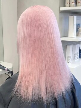ベレーザ 渋谷(BELEZA) 11543髪質改善ストレートラベンダーミルクティーホワイトピンク