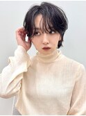 ニュアンスパーマ 大人ショート ハンサムショート 博多ショート
