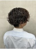 波巻きパーマ