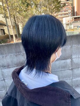 プログレス フレスポ富沢店(PROGRESS) Men'sスタイル/メンズウルフ　ブルーブラック