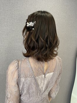 ミープラス(ME+)の写真/【安城駅徒歩3分】朝5:00～の受け付けも可能◎お仕事帰りも可愛くセット◎ぜひお電話にてご相談ください♪