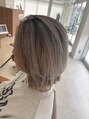 アグ ヘアー シア 岡谷店(Agu hair xia) バレイヤージュ。白髪が気になる方にもオススメです！