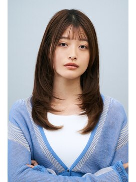 ヘアサロンガリカアオヤマ(hair salon Gallica aoyama) 似合わせカット艶髪ナチュラルワンカール/ブラウンカラー