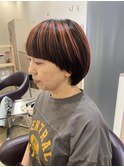 大人可愛い20代30代40代50代小顔◎アンブレラカラー