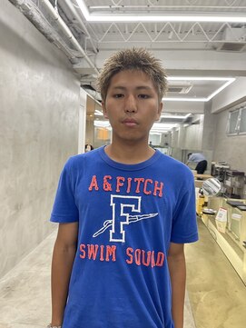 スー 渋谷(suu) メンズカットメンズショートスパイキーショートピンパーマ渋谷