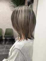 ヘイリー(HAILEY)&nbsp;エフェクトブリーチ/ミルクティーベージュ/デザインカラー