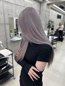 リノート バイ エゴル 名古屋(LINOET by ENGOL) 【LINOET 名古屋】佐藤まいらぐ　大人可愛いグレージュ