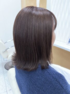 ヘアポジション 田子西店(HAIR Position) 【外ハネボブ×グレージュカラー】