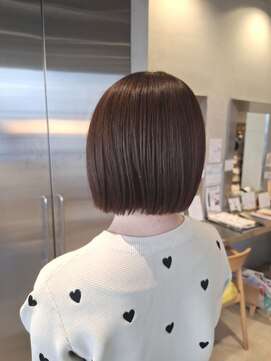 オーガニック リブ 川越(organic+live) 冬の艶髪◎ストレートボブ×髪質改善で小顔美人に