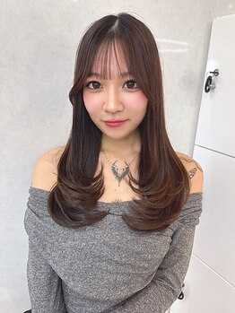 アリープアウル(ALEAP owl)の写真/顔まわりレイヤーカットで垢抜け！どこから見ても完璧な印象に。あなただけの魅力を引き出す♪