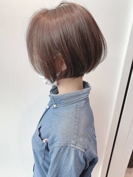 ステアケース ギンザセブン(stair:case ginza7) まとまるショートボブ朝楽スタイリング