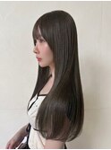 縮毛矯正/暗髪/ロングヘア/髪質改善/ストレートヘア/渋谷