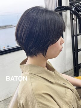 バトン(BATON) 【久保指名 マッシュショート】ショートボブ 20代