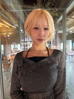 ウエストリー(WESTORY)&nbsp;#金髪ショート#ショートヘア#ハイトーンショート#20代#30代